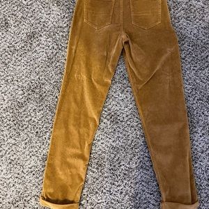 Worn once American Eagle corduroy size 4 long pants with cuffed bottoms